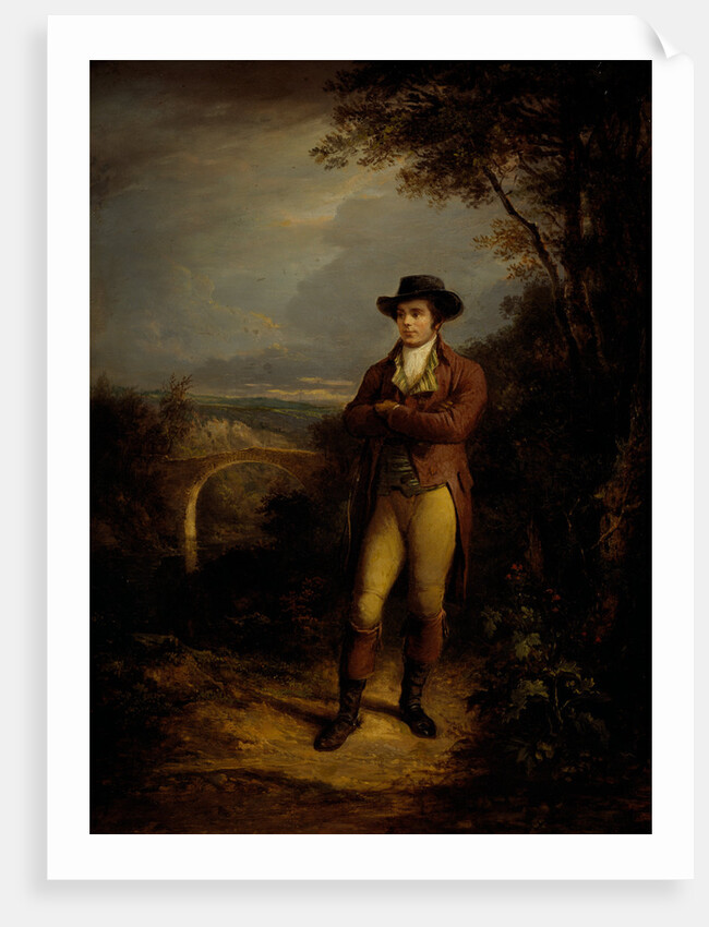 Robert Burns, 1759 - 1796. Poet by Alexander Nasmyth